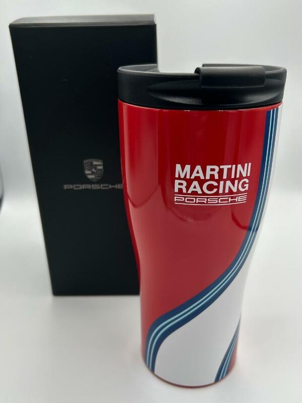 【Porsche MARTINI Racing Collection 】 マルティーニ タンブラー 赤 断熱 保温 （検：CARRERA CUP PCCJ GT Challenge）