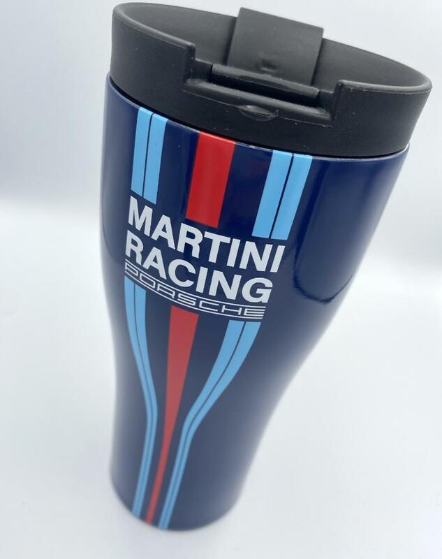 【Porsche MARTINI Racing】タンブラー 青 断熱 保温 マルティーニカラー