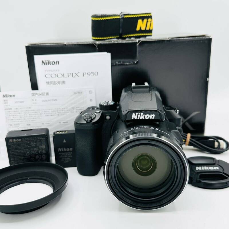 【ほぼ新】Nikon デジタルカメラ COOLPIX P950 ブラック クールピクス P950 ニコン