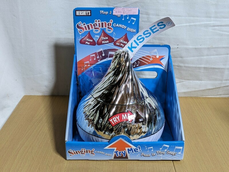 ジャンク/ハーシーズ キャンディーディッシュ キスチョコ KISSES BOX/置物 ディスプレイ HERSHEYS