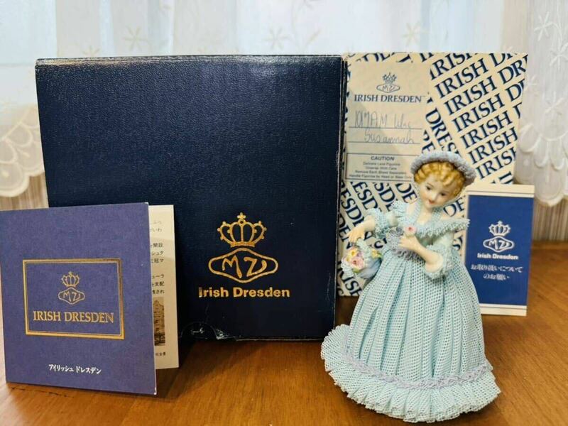 アイリッシュドレスデン IRISH DRESDEN Belinda Victorian Girls Collection Ireland レースドール 女性 陶器人形 フィギュリン 置物 