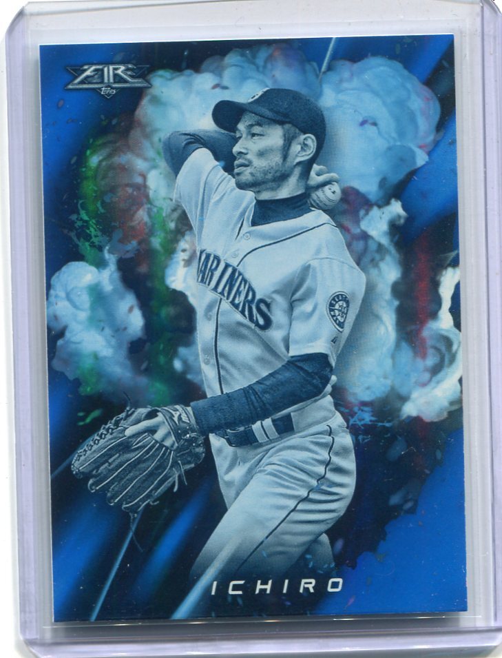2018 Topps Fire Cannons Blue Chip C-1 Ichiro イチロー パラレル
