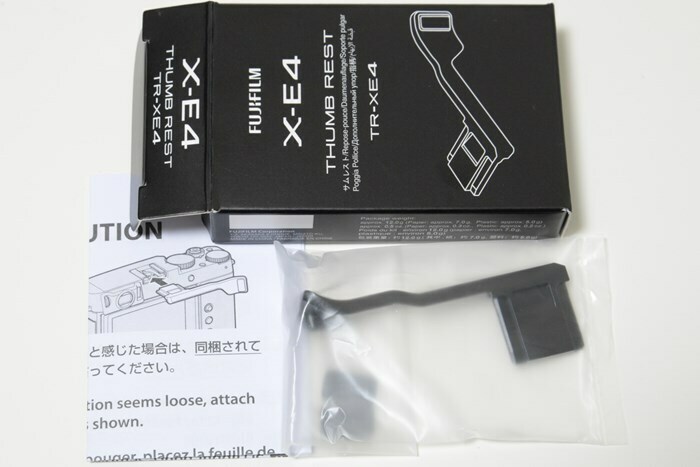 富士フイルム FUJIFILM TR-XE4 ブラック サムレスト X-E4用 未使用品