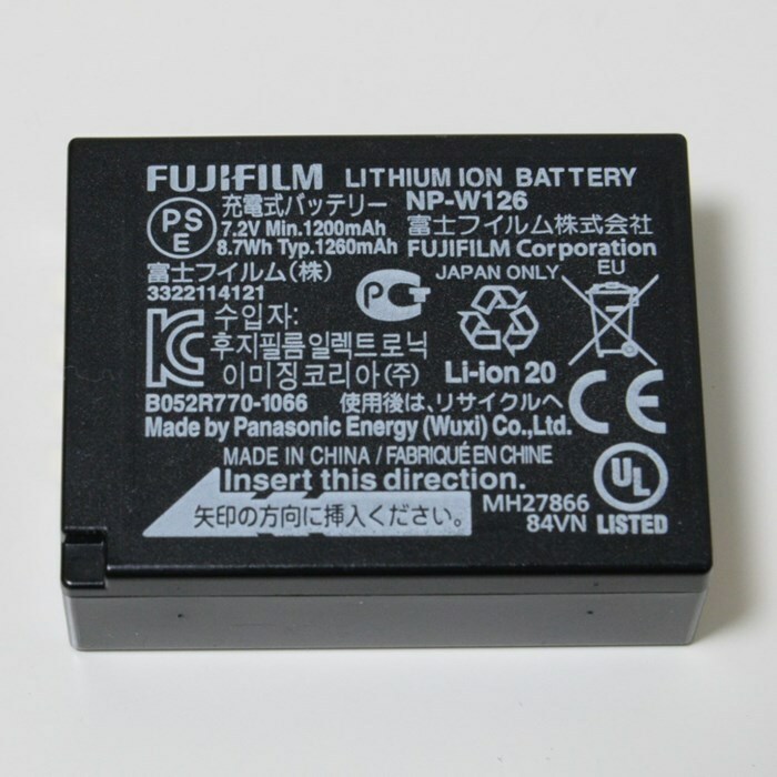 富士フイルム FUJIFILM 充電式バッテリー NP-W126