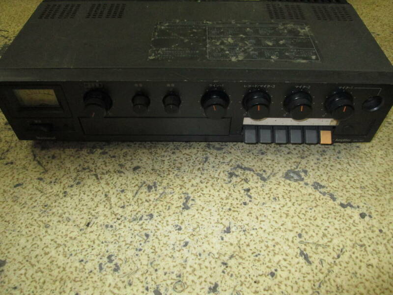 ★未テスト現状品★ナショナル 卓上型音響装置 WA-740 アンプ
