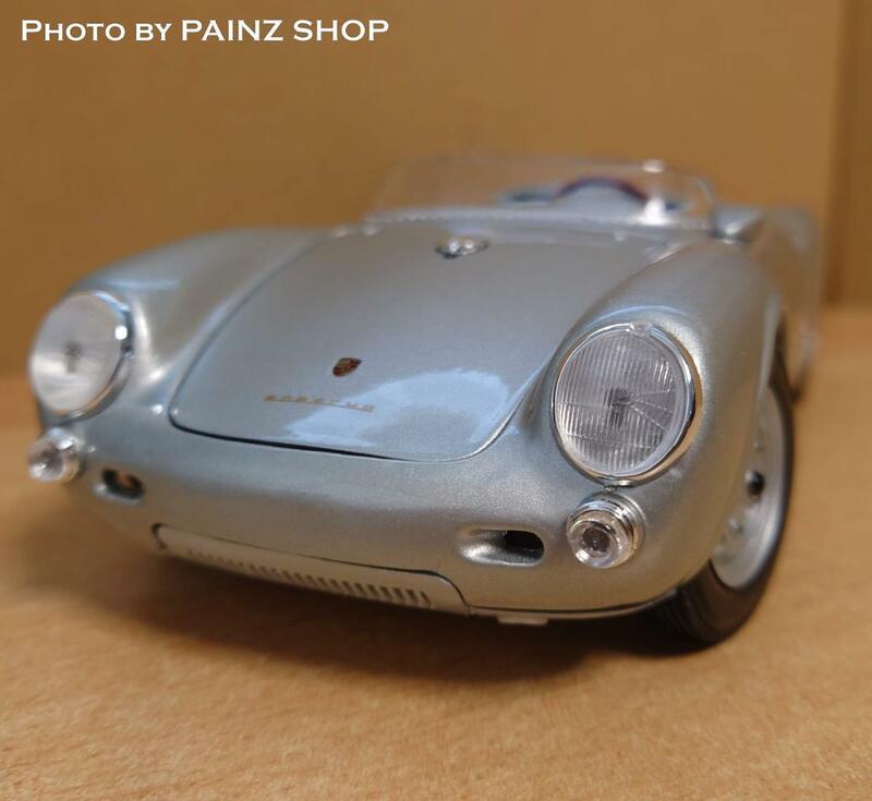 1/18 ポルシェ550A スパイダー 1955 シルバー Porsche 550 A Spyder マイスト製ダイキャスト製ミニカー