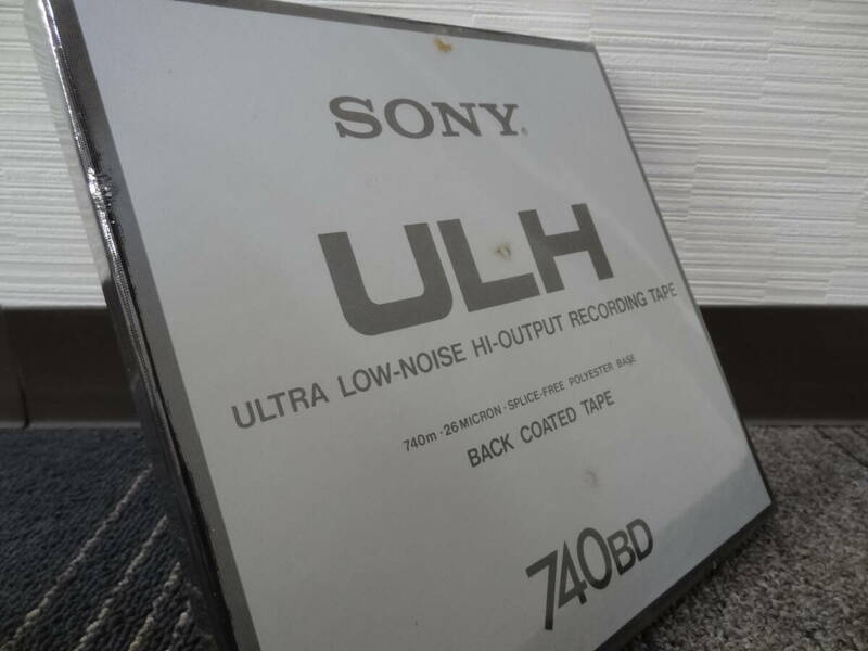 【貴重】 ULH オープンリール SONY ソニー 740BD メタルリール 未使用 未開封