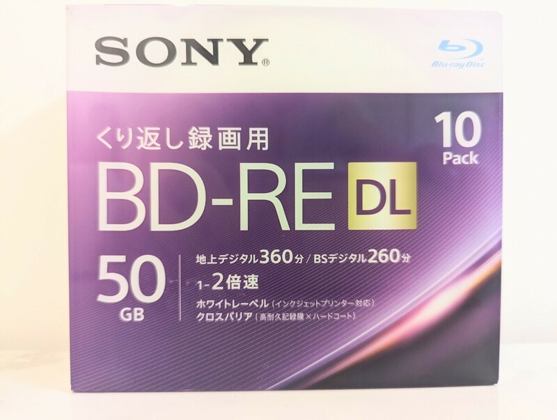 SONY ソニー★BD-RE DL 50GB★10枚