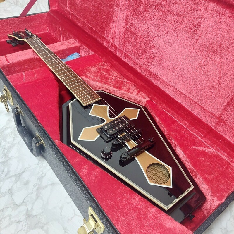 【激レア】 FERNANDES ミニギター Lucy KANOKE 棺桶 エレキギター BUCK-TICK 今井寿 