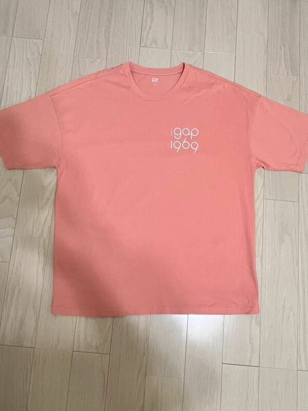 GAP Tシャツ半袖/オレンジ/1969/メンズL