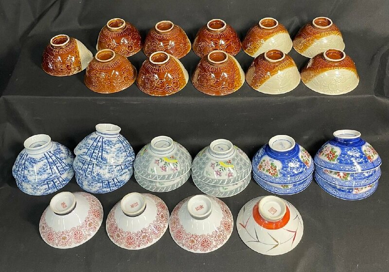 MIK303　飯碗◆茶碗◆陶器◆29個まとめて　【1円スタート！！】コレクション
