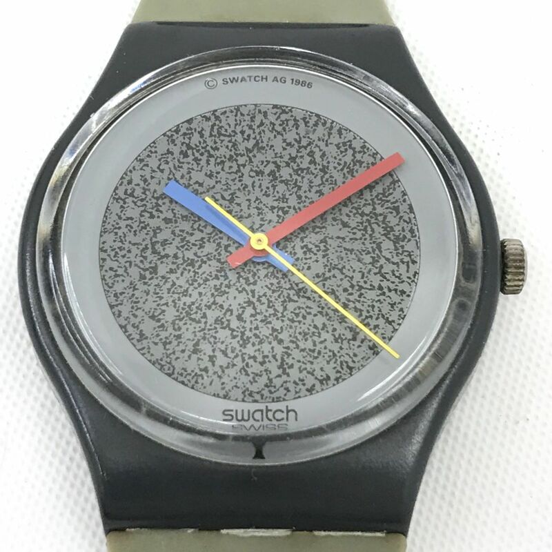 Swatch スウォッチ 腕時計 クオーツ コレクション コレクター おしゃれ シンプル カジュアル 軽量 軽い ラウンド 電池交換済 動作確認済