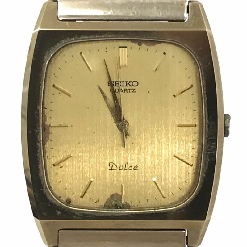 SEIKO セイコー DOLCE ドルチェ 腕時計 5931-5341 クオーツ アナログ スクエア ヴィンテージ 亀戸精工舎 1979年製 電池交換済み 動作OK