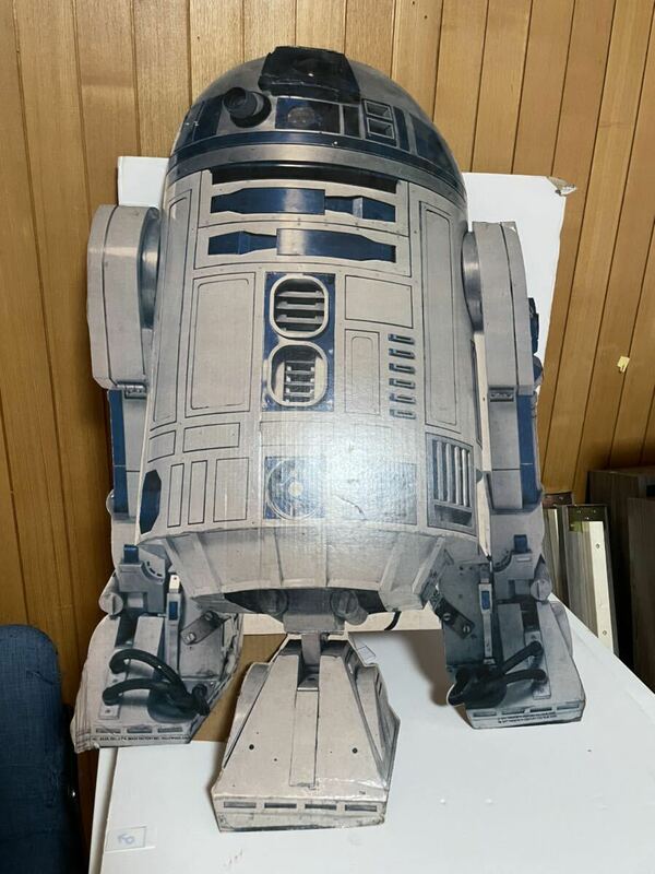 スターウォーズ r2-d2 ライフサイズ カードボード カットアウト シアター ディスプレイ スタンド ビンテージ レトロ 希少 昭和レトロ