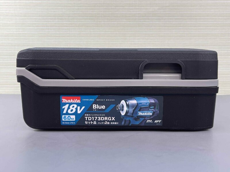 ▽未開封品▽ マキタ　充電式インパクトドライバ TD173DRGX ブルー　（12224050907022NM)