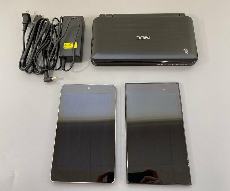 ◆ジャンク品◆タブレット　3台セット　NEC/LT-NA75W　ASUS/Nexus7　ASUS/ME572CL（13223112118533US）