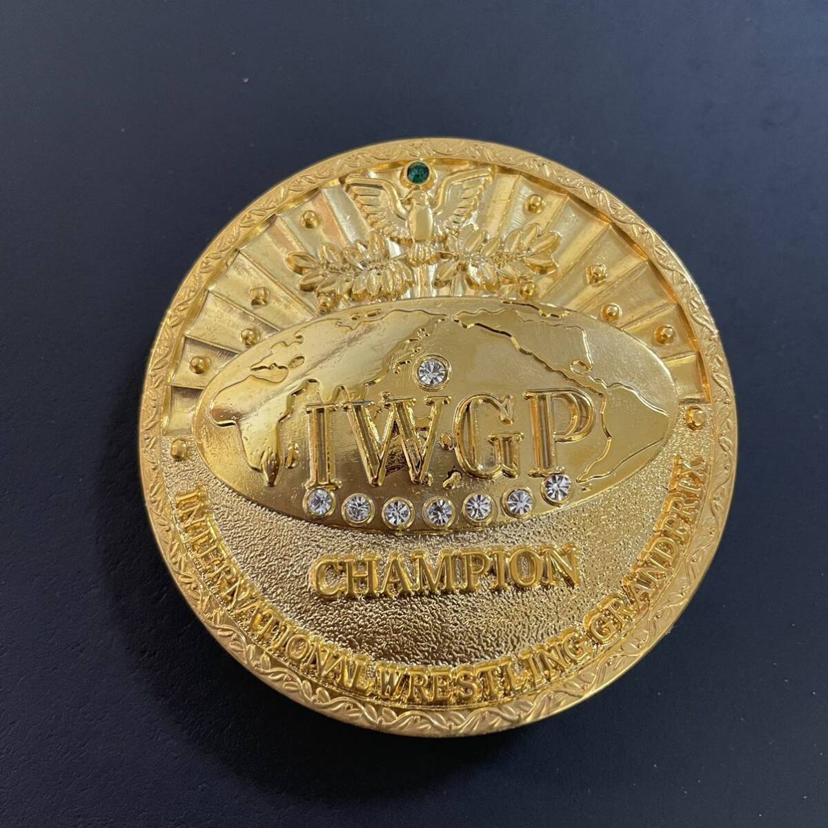 新日本プロレス 初代 IWGP ヘビー級 チャンピオンベルト バックル アントニオ猪木 ハルクホーガン 長州力