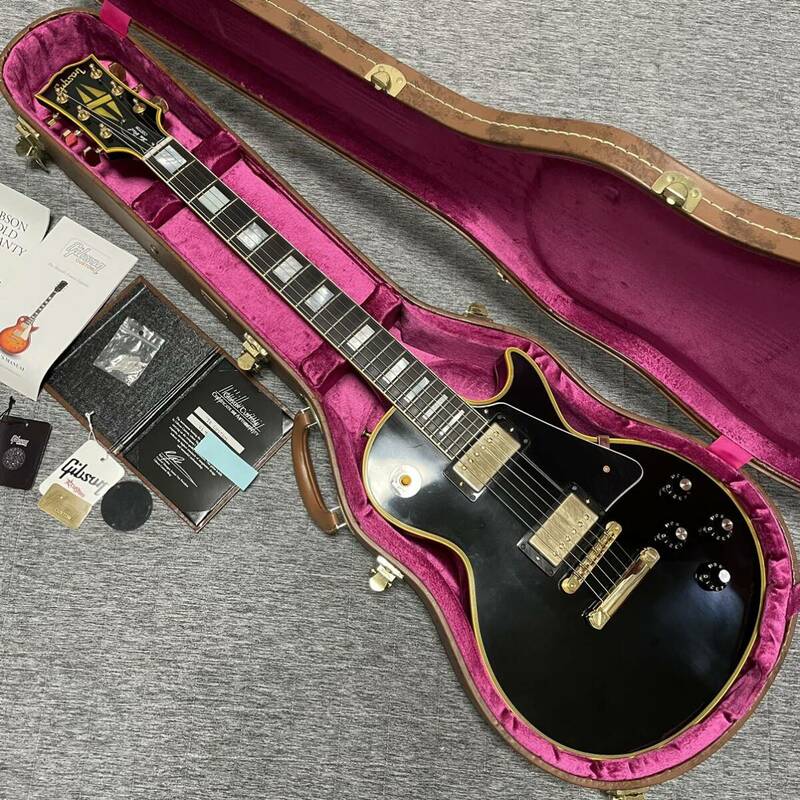 Gibson Custom Shop Limited Run 1974 Les Paul Custom V.O.S. Ebony Fingerboard Antique Ebony 2014