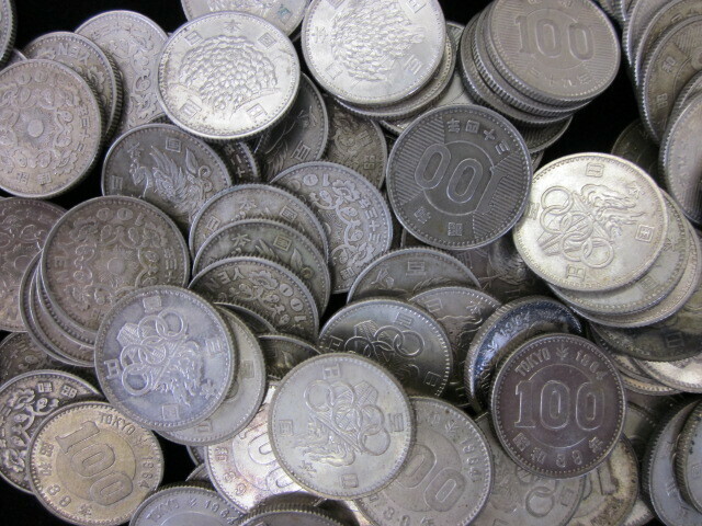 100円銀貨(東京五輪100枚、稲70枚、鳳凰30枚) / 200枚