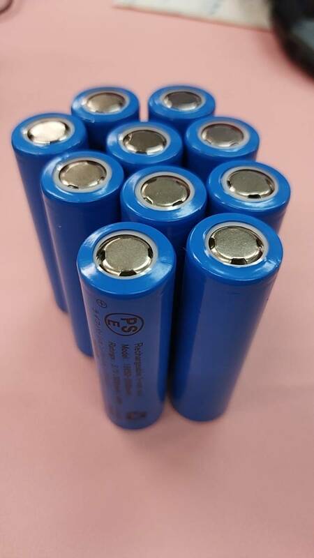 10本セット 18650 充電電池 リチウム電池 PSE認証済み 2000mah