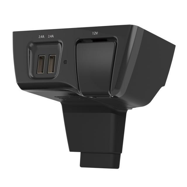 I 80系ハリアー専用パーツ ハリアーカスタムパーツUSB電源簡単設置 専用設計で内装にピッタリフィット USB電源を2個増設 USB自動認識機能付