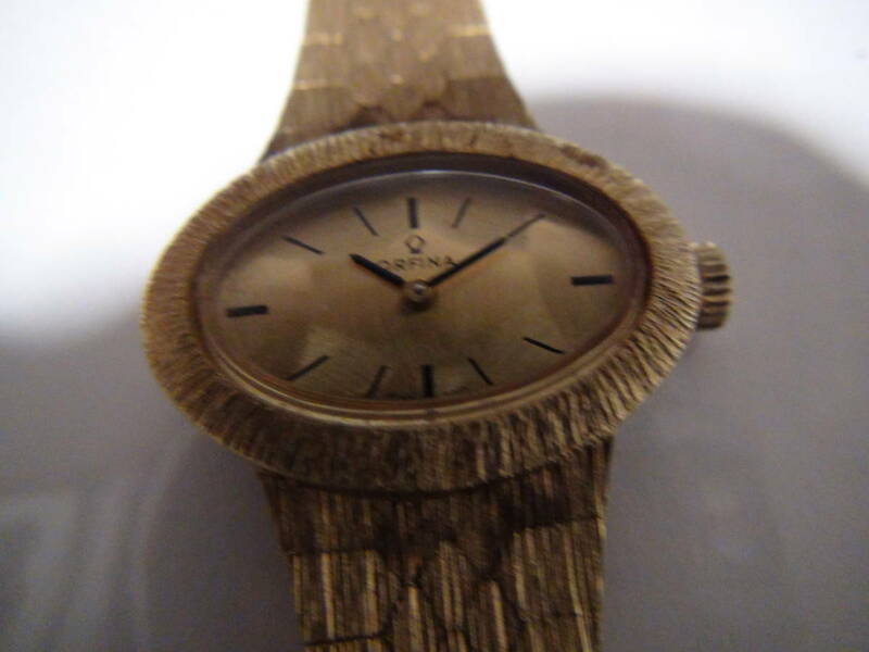 ORFINAの腕時計　レディース手巻き稼動品
