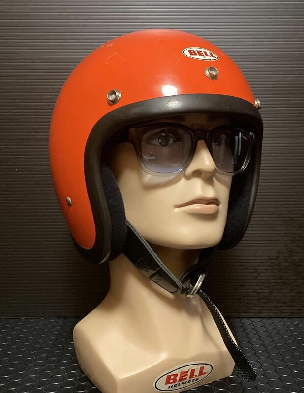 1970年代デッドSシェル中期BELL純正ヴィンテージRTスチロール加工済ヘルメットmchalハーレー500TXブコbucoブコ70sベルvintageマグナムAMA