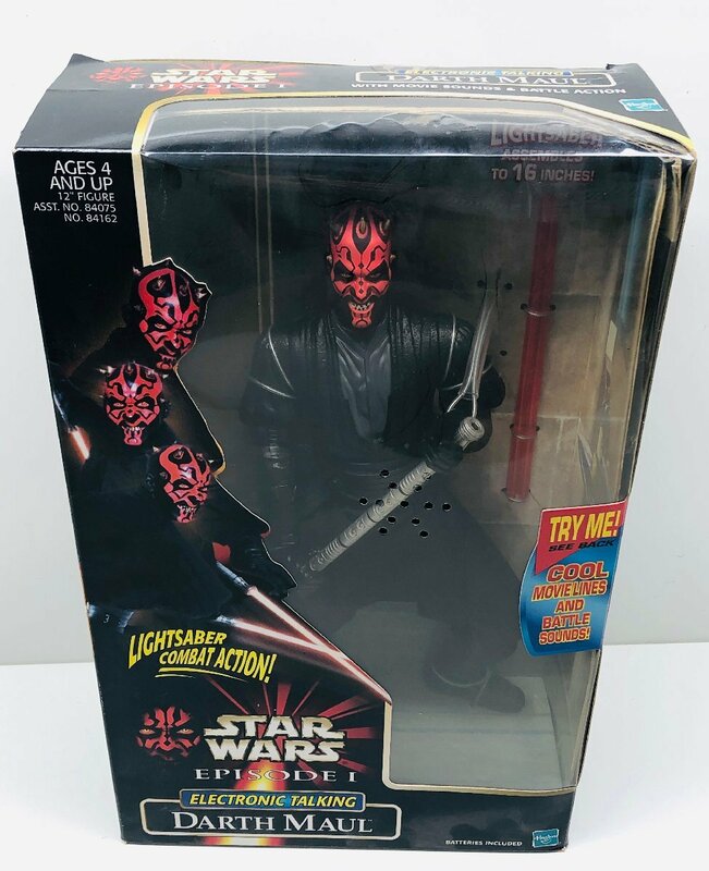 【保管品　】STARWARS　スター.ウォーズエピソード1　DARTHMAUL　ダース.モール　トーキングフィギュア　ホビー　おもちゃ　コレクション