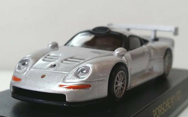 サークルKサンクス限定！京商1996ポルシェ911GT1/ルマン/検索カレラ・RS・シルバー