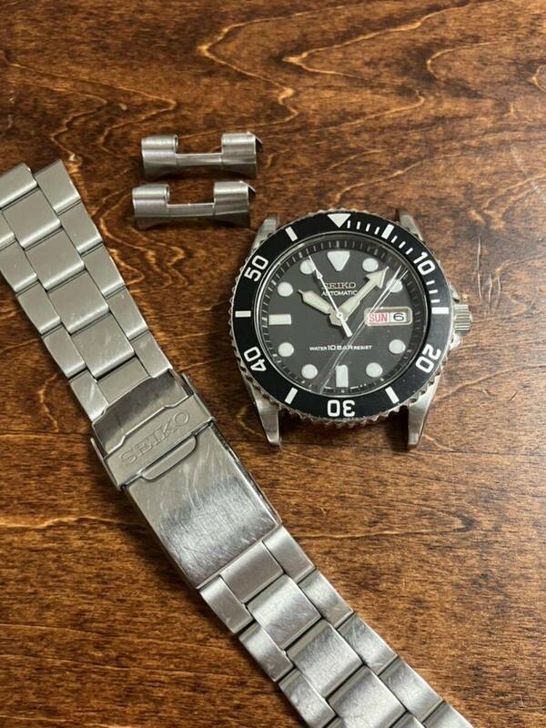 セイコー skx031 ダイバーズ メンズ腕時計 自動巻き seiko 7s26-0040 不動ジャンク 2000年7月製 
