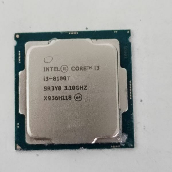パソコンCPU Core i3-8100T 3.1GHz 動作確認済み