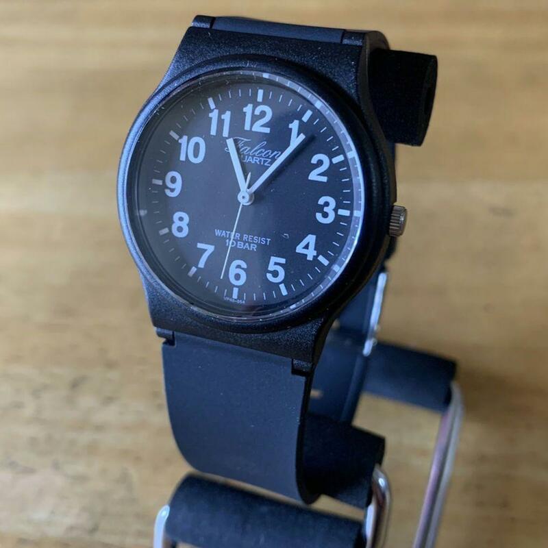 【新品】シチズン CITIZEN キューアンドキュー Q&Q ファルコン ユニセックス 腕時計 VP46-854 ブラック