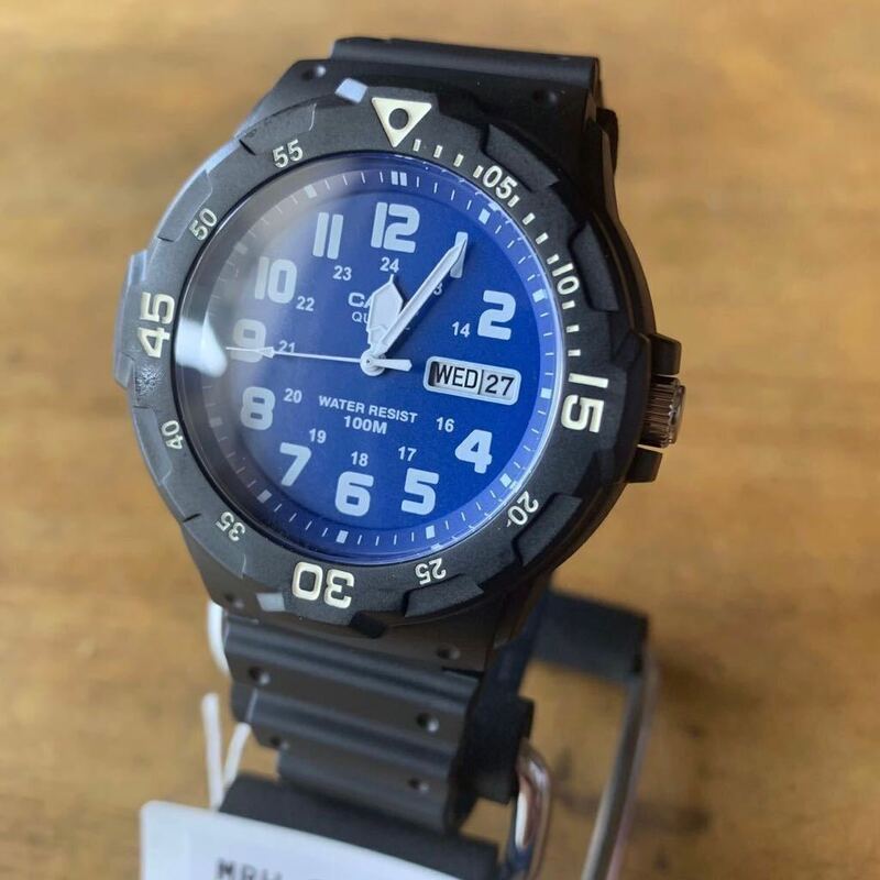 【新品・箱無し】カシオ CASIO クオーツ メンズ 腕時計 MRW-200H-2B2 ブルー