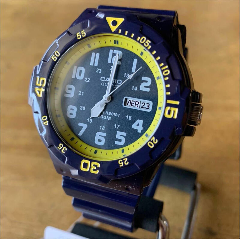 【新品・箱なし】カシオ CASIO ダイバールック メンズ 腕時計 MRW-200HC-2B ネイビー