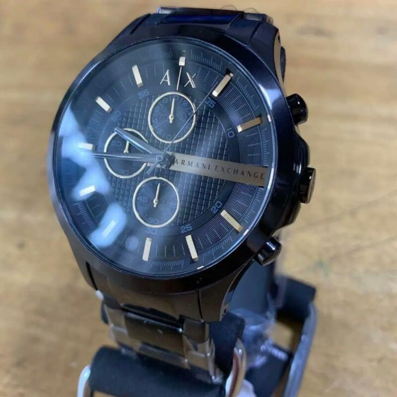 アルマーニエクスチェンジ ARMANI EXCHANGE クオーツ クロノ メンズ 腕時計 AX2164 ブラック 