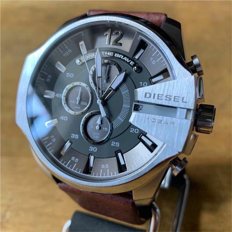 【新品】ディーゼル DIESEL 腕時計 DZ4290 メンズ クロノグラフ クオーツ ガンメタル ガンメタ