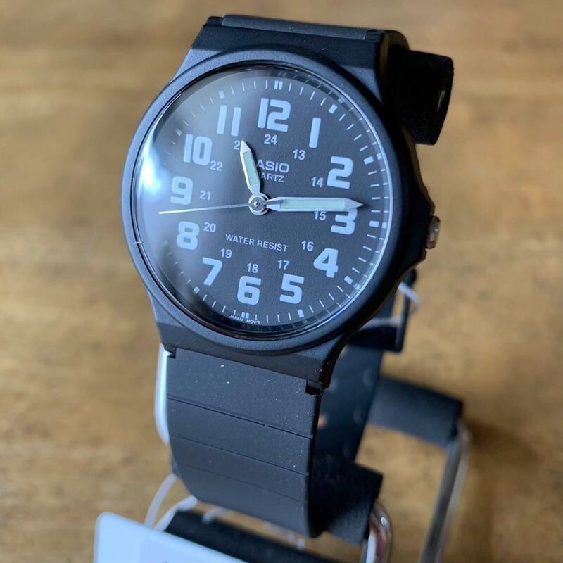 【新品・箱なし】カシオ CASIO クオーツ 腕時計 メンズ MQ-71-1B ブラック ホワイト