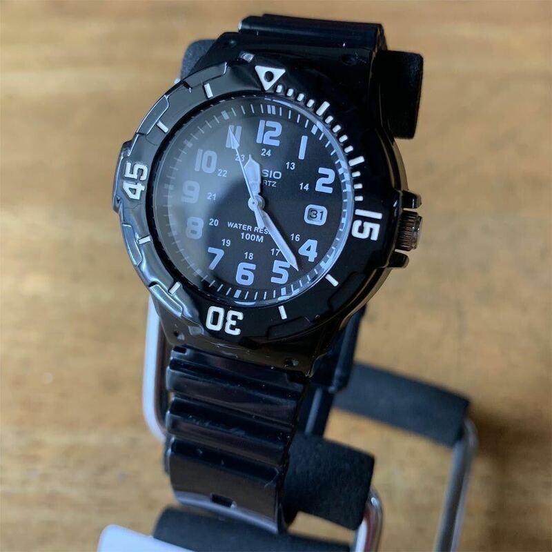 【新品・箱なし】カシオ CASIO ダイバールック レディース 腕時計 LRW200H-1B ブラック