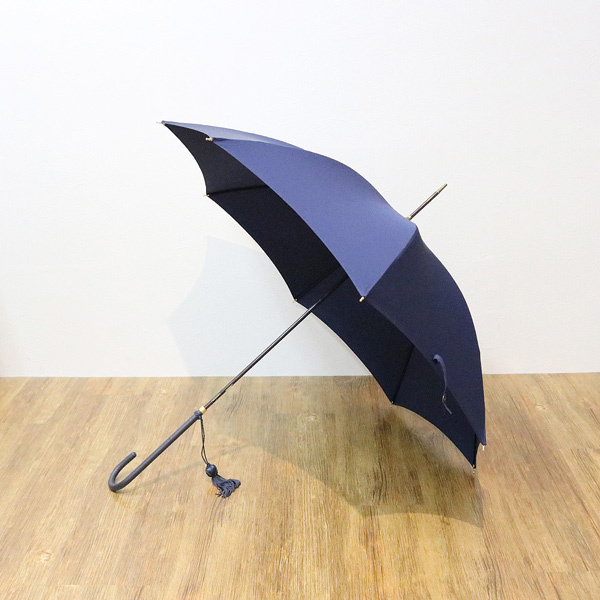 【新品】フォックスアンブレラズ FOX UMBRELLAS 傘 レディース 細巻きレザー WL1 FRENCH NAVY フレンチネイビー