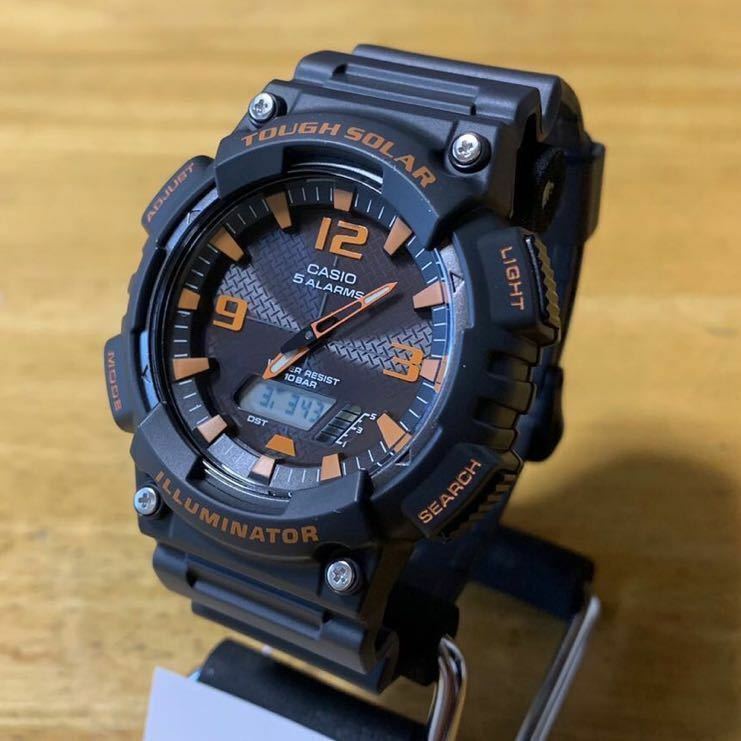 【新品・箱なし】カシオ CASIO 腕時計 メンズ AQ-S810W-8A クォーツ ブラック ダークグレー