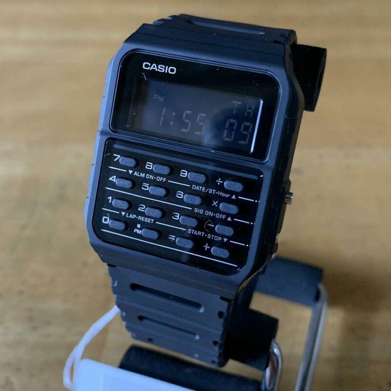 【新品・箱なし】カシオ CASIO データバンク カリキュレーター メンズ 腕時計 CA53WF-1B ブラック