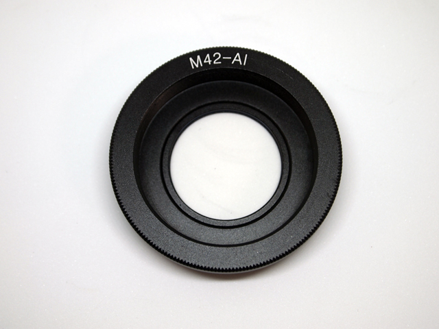 M42 → Fマウント(Nikon)変換アダプター　無限遠補正レンズ付き！！
