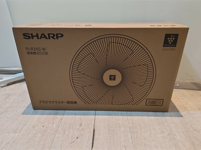 【新品未開封】SHARP シャープ プラズマクラスター扇風機　PJ-R3AS-W（一円スタート）