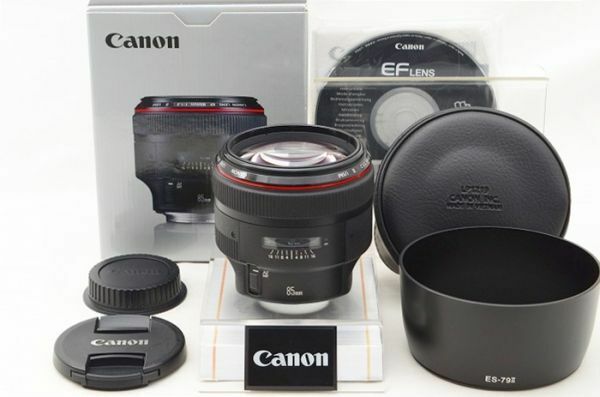 ☆美品☆ Canon キャノン EF 85mm F1.2 L Ⅱ USM 元箱 付属品 ♯24042402
