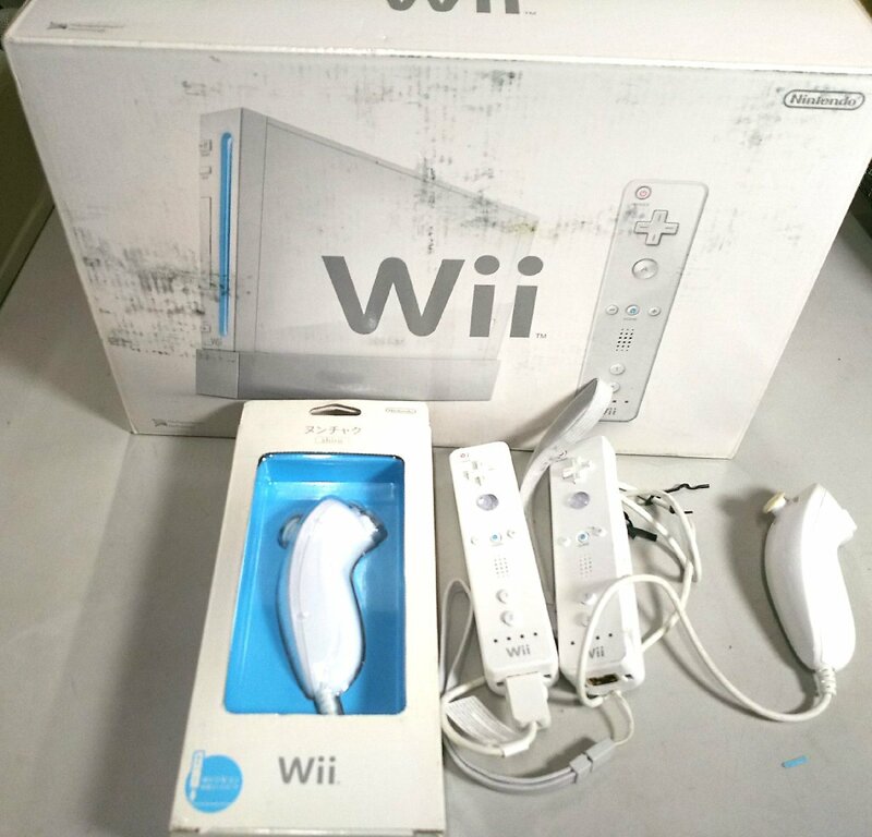 ★Nintendo 任天堂 Wii 本体・Wiiリモコン ヌンチャク ジャンク品 #04Z2468b22