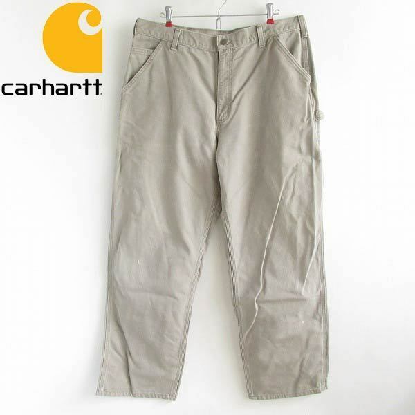 carhartt カーハート B11 DES ダック ペインターパンツ カーキ系 W38 シングルニー ワークパンツ D143-25-0053XVW