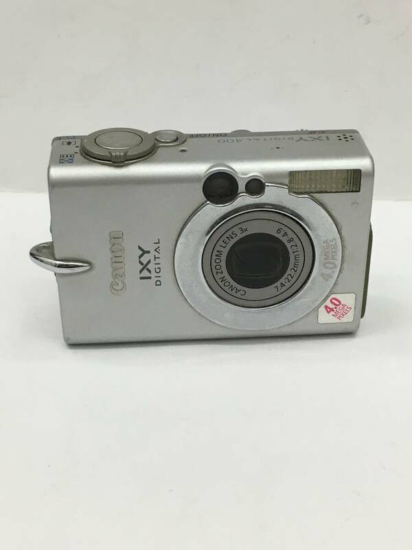 10752 Canon キャノン IXY DIGITAL 400 コンパクトデジタルカメラ 本体のみ 経年保管品 中古品 動作未確認