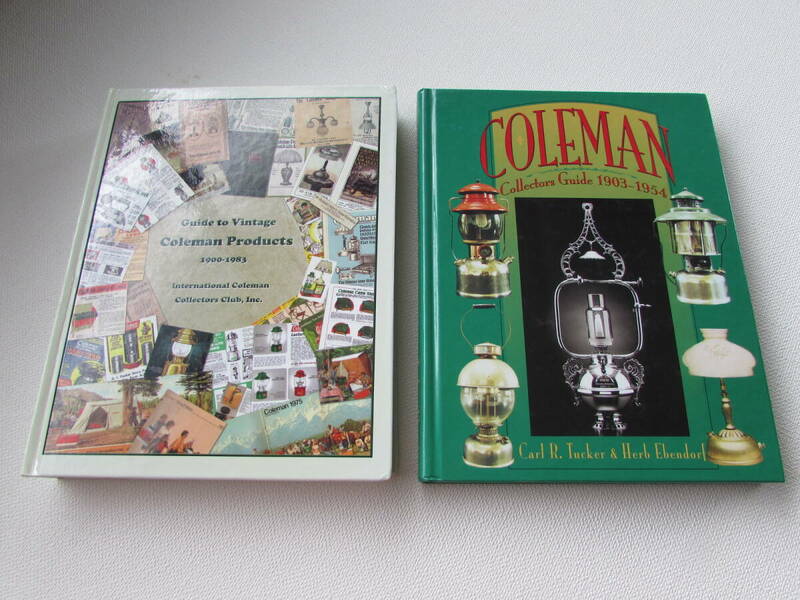 入手困難 Coleman コールマン ICCC ガイドブック 1900-1983 白本 コレクターズガイド 1906-1954 緑本 2冊セット （検 200A 242 202 220 200