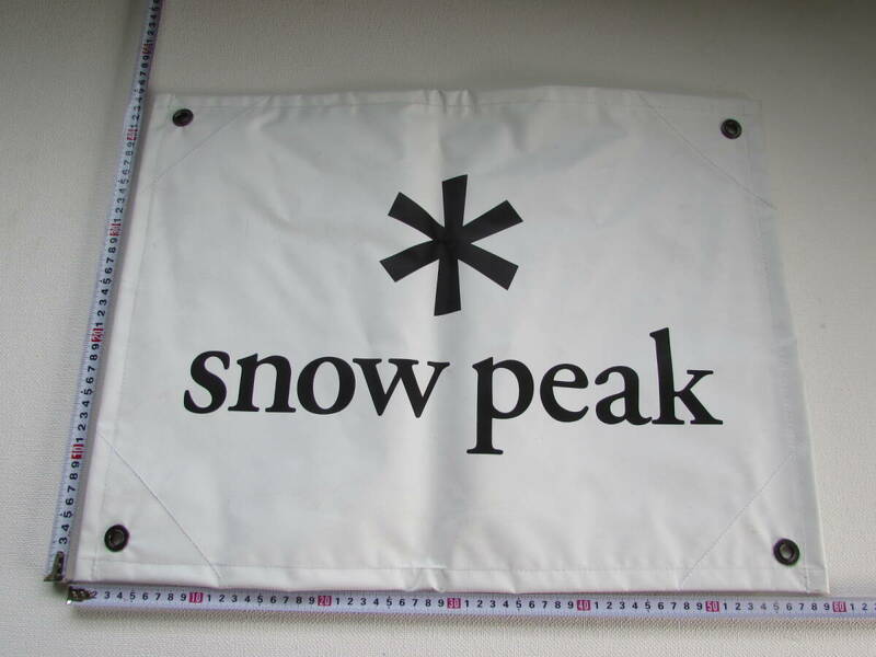 希少レア 非売品 スノーピーク フラッグ 旗 約60×45cm スノーピーク snowpeak snow peak スノーピークロゴ フラッグガーランド ガーランド