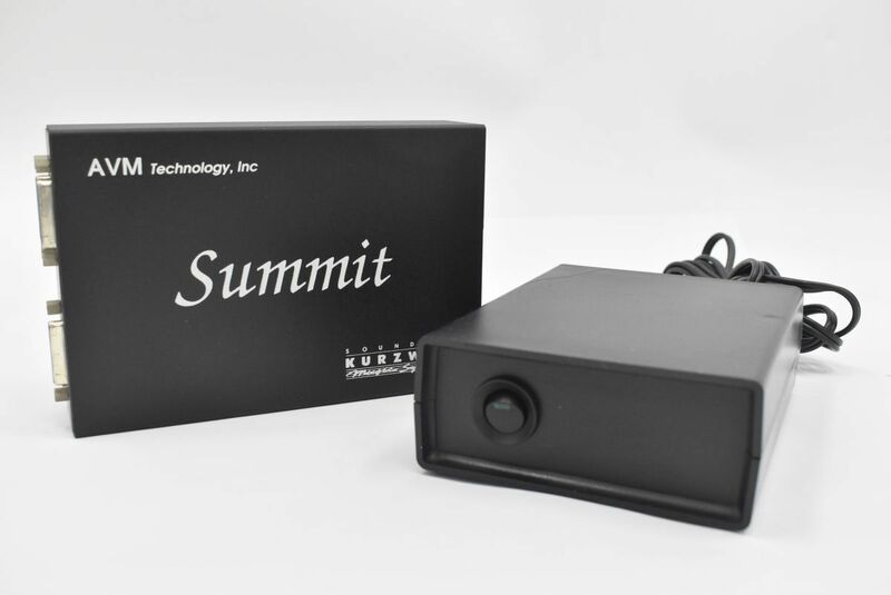 (806S 0520T2)1円～ AVM Kurzweil Summit MIDI音源 Harmonics Summit専用ACアダプター 2点セット【ジャンク品】